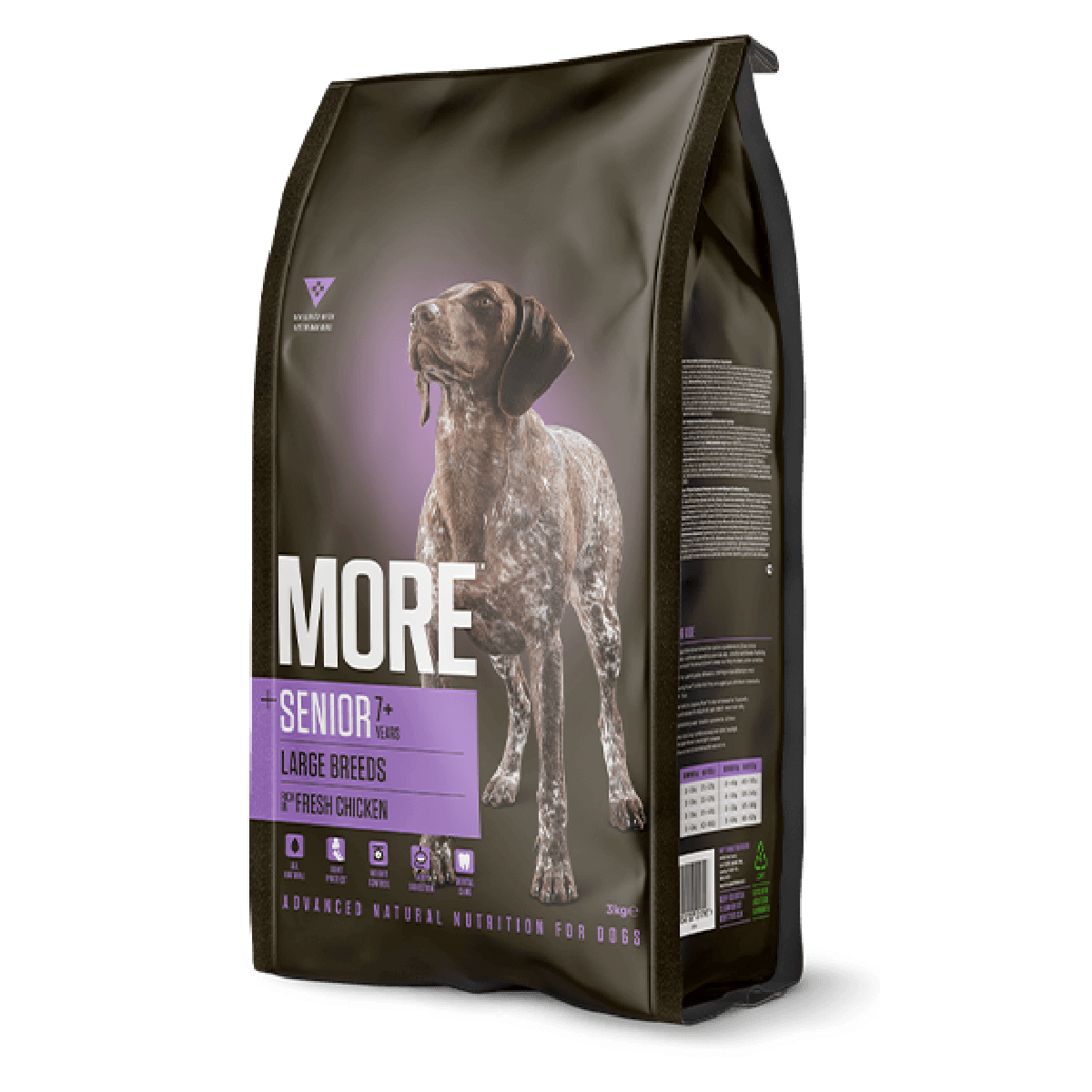 MORE Dog Food: +Senior Large Breed Chicken 12kg