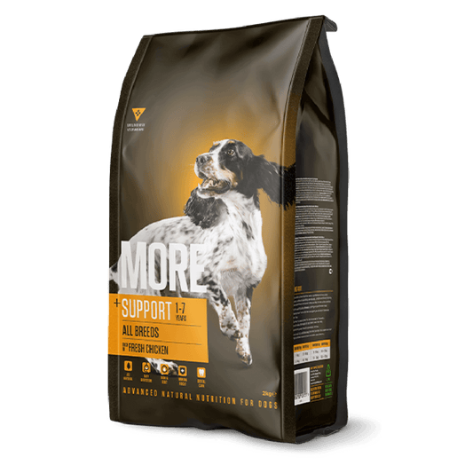 MORE Dog Food: +Support All Breeds Chicken 12kg
