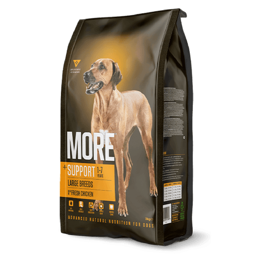 MORE Dog Food: +Support Large Breed Chicken 12kg