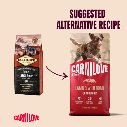 Carnilove Dog Food: Adult Lamb & Boar