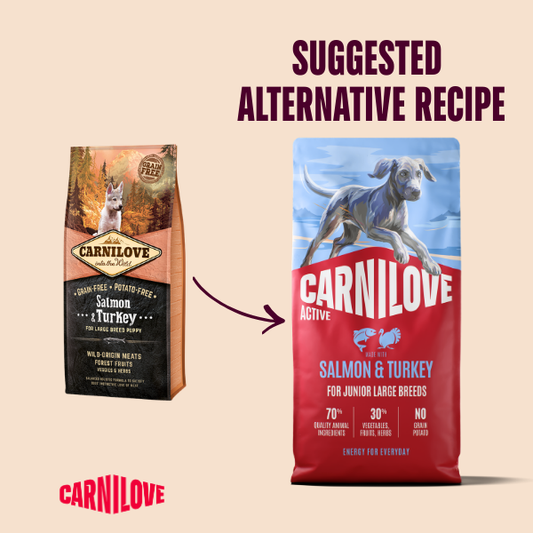 Carnilove Dog Food: Junior Large Breed Salmon & Turkey