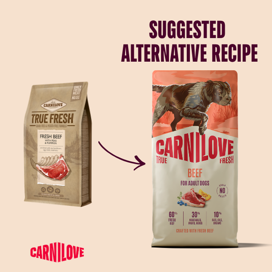 Carnilove Dog Food: True Fresh Adult Beef