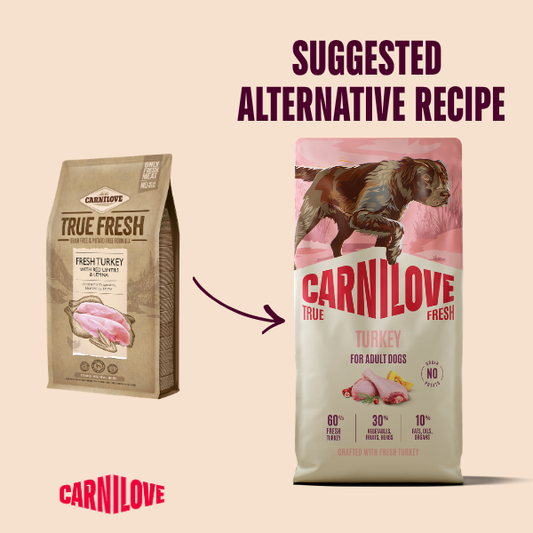 Carnilove Dog Food: True Fresh Adult Turkey