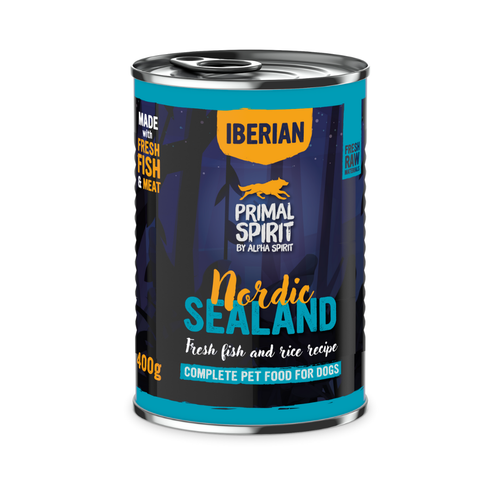 Primal Spirit Wet Dog Food: Nordic Sealand Pork & Fish 400g