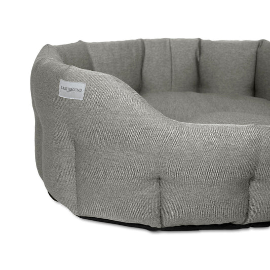 Earthbound Round Camden Bed Grey