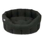 Earthbound Round Weaved Bed Charcoal