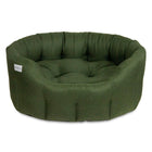 Earthbound Round Morland Bed Dark Green