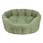 Earthbound Round Marlow Bed Moss Green