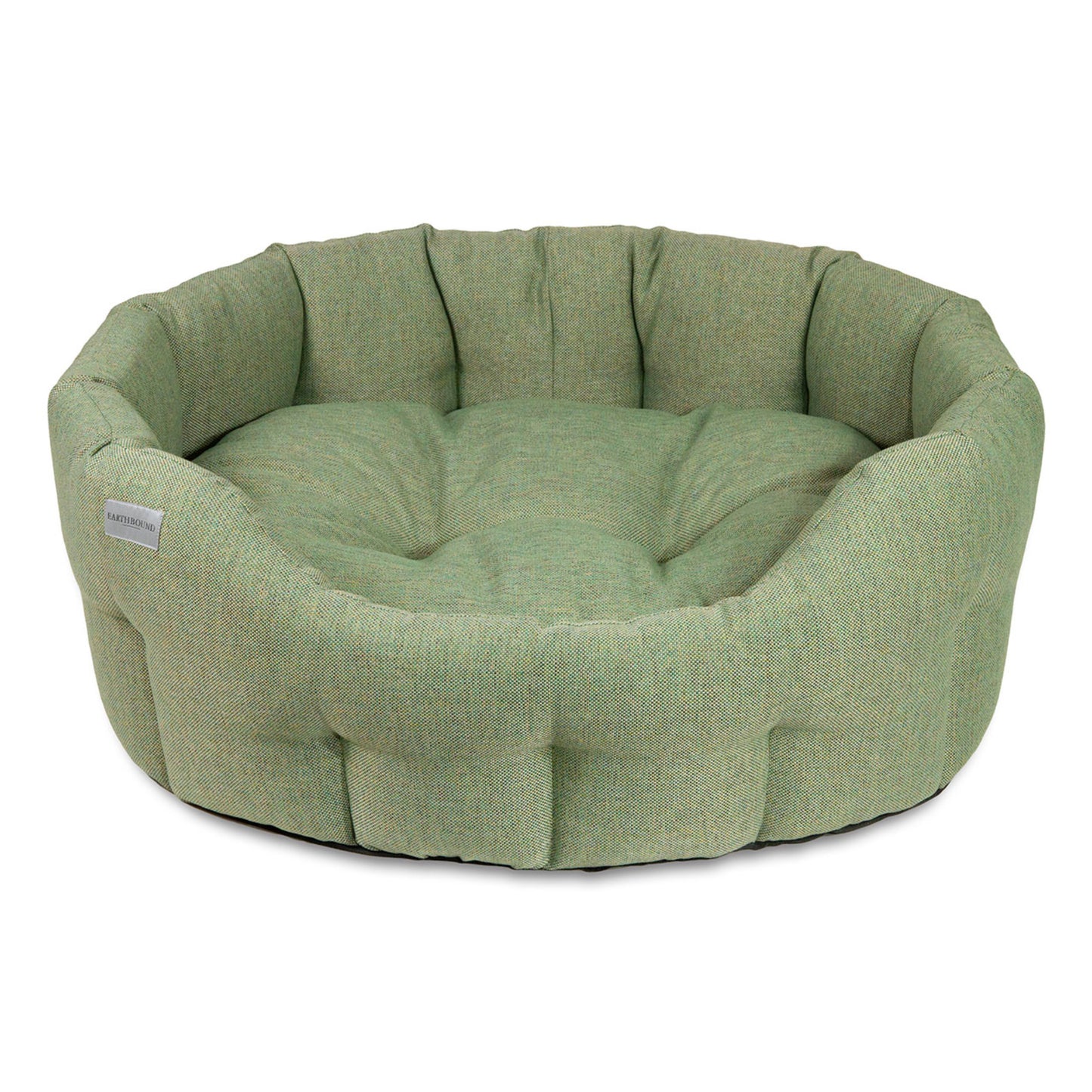 Earthbound Round Marlow Bed Moss Green