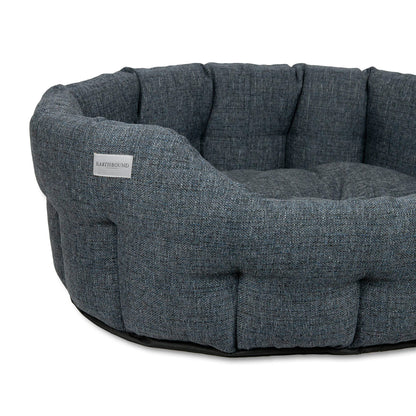 Earthbound Round Banbury Bed Night Blue