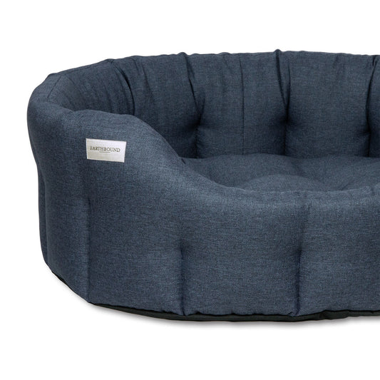 Earthbound Round Eden Bed Ocean Blue