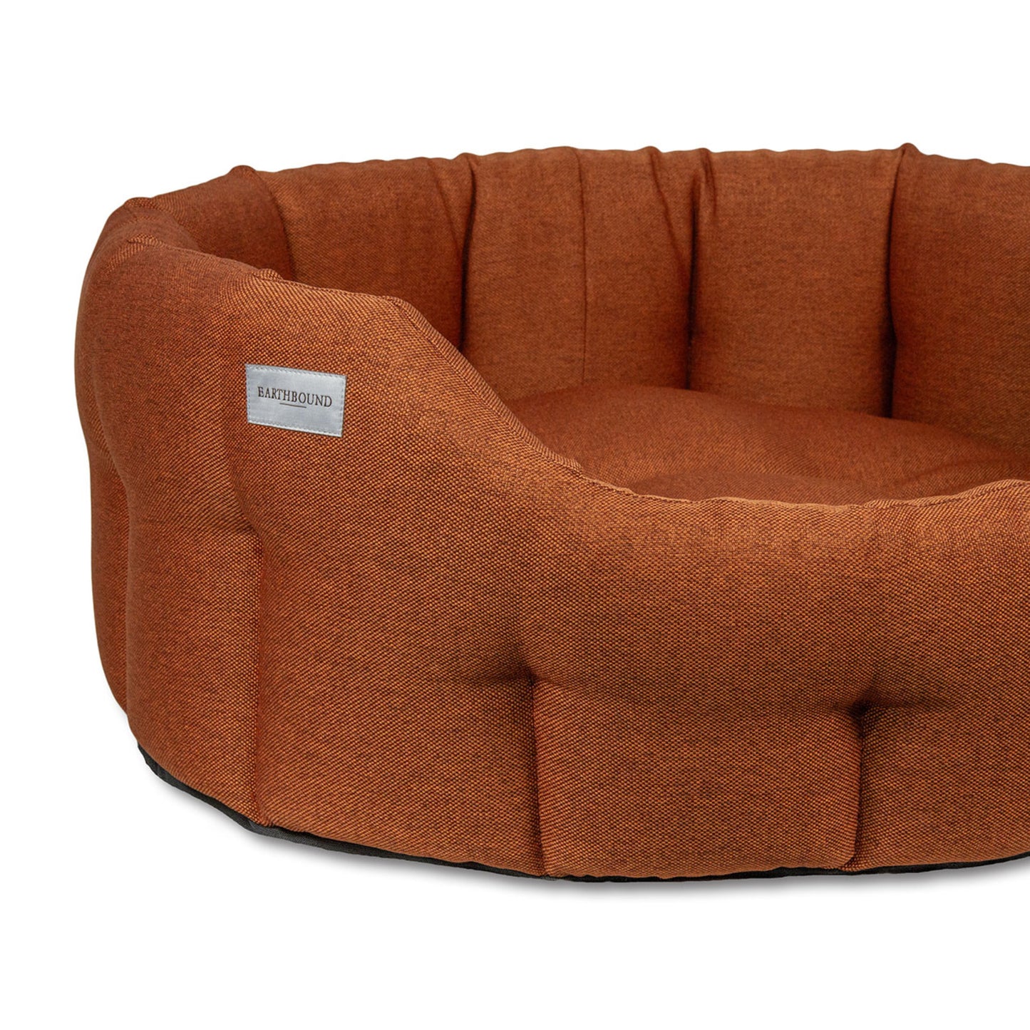 Earthbound Round Camden Bed Burnt Orange