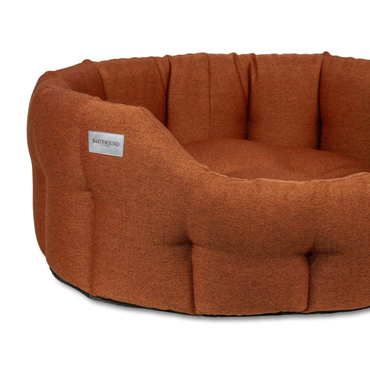 Earthbound Round Camden Bed Burnt Orange