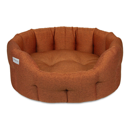 Earthbound Round Camden Bed Burnt Orange