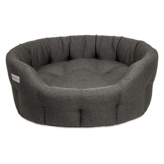 Earthbound Round Camden Bed Pebble Grey
