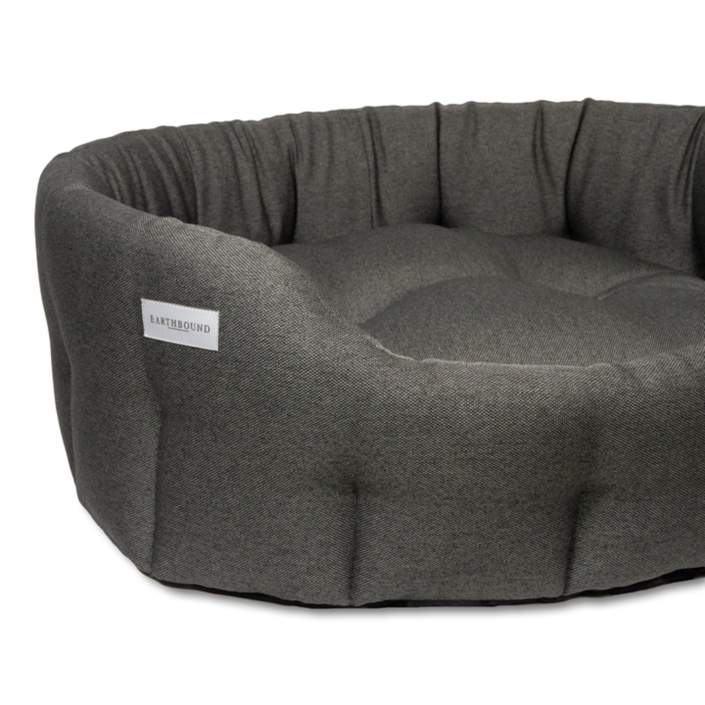 Earthbound Round Camden Bed Pebble Grey