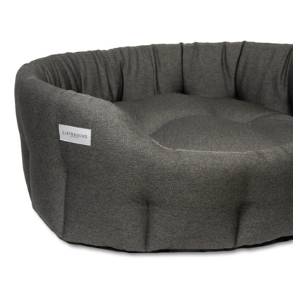 Earthbound Round Camden Bed Pebble Grey