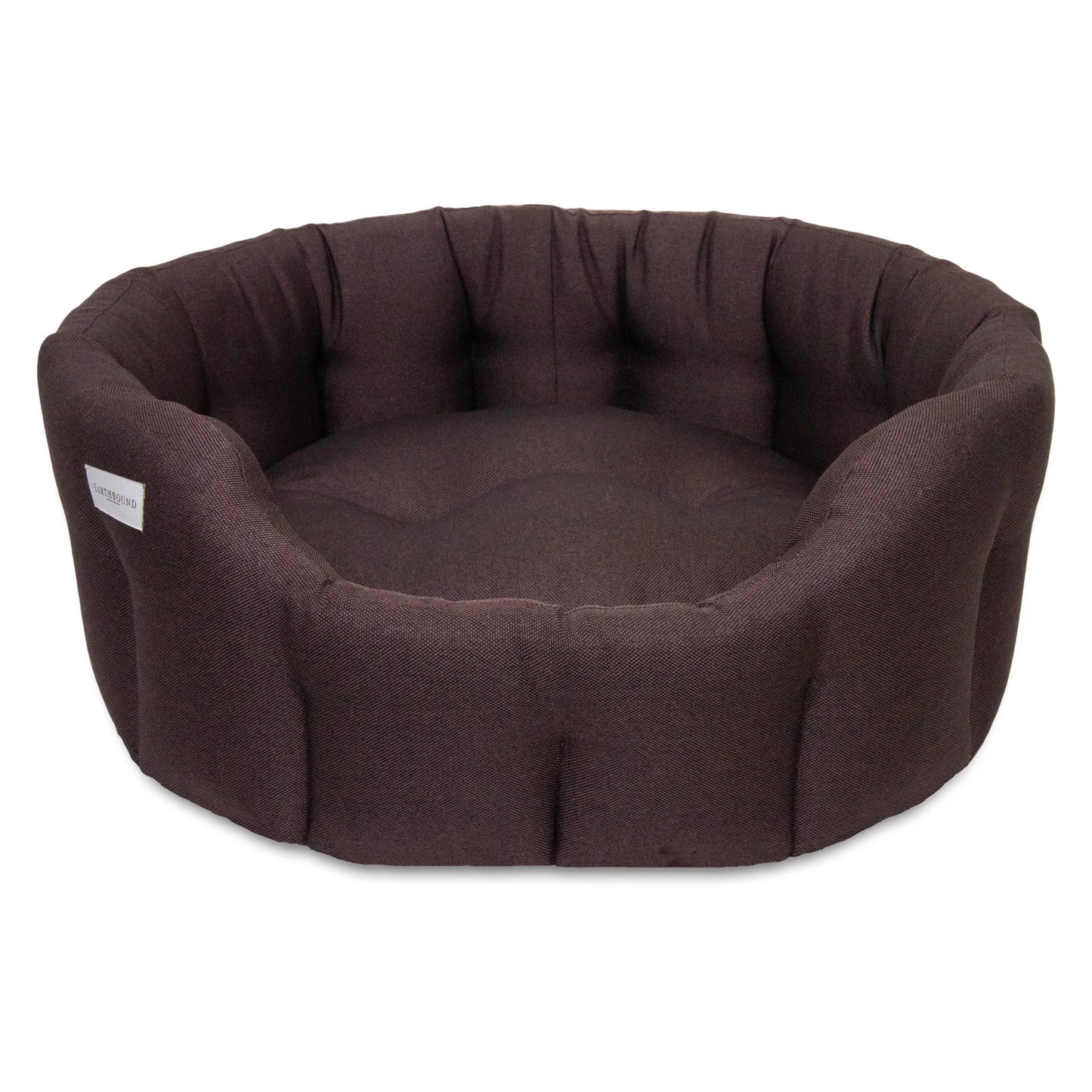 Earthbound Round Camden Bed Tyrian Purple