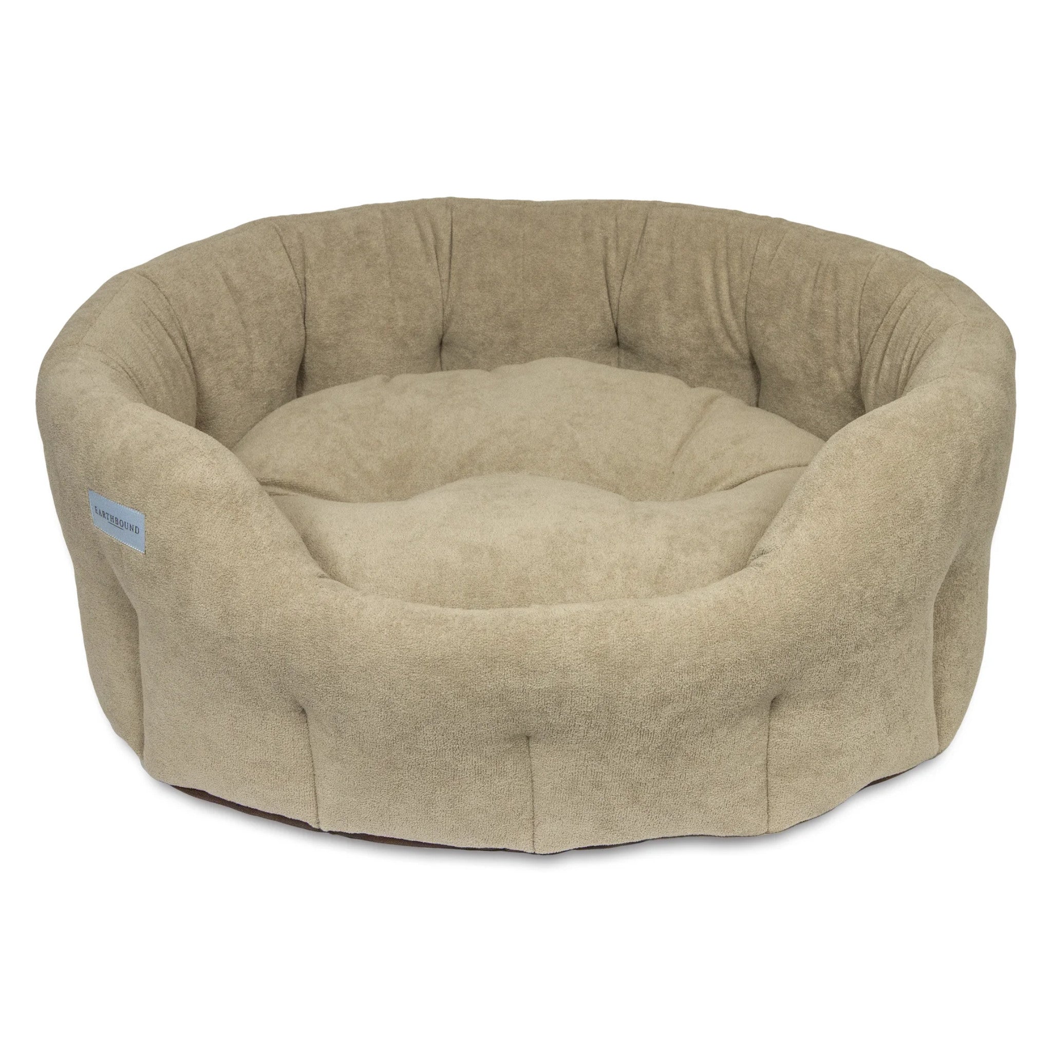 Earthbound Round Devon Bed Seashell Taupe – My Pet Warehouse UK