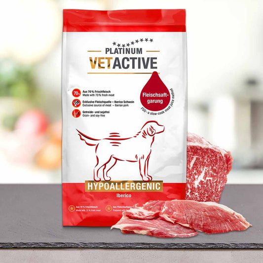 Platinum Dog Food: VETACTIVE Hypoallergenic Iberico