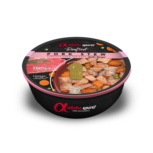 Alpha Spirit Dog Food: Realfood Roast Pork Stew 280g