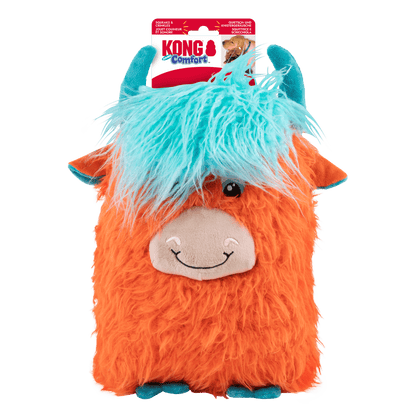 KONG Comfort Jumbo Highland Cow Orange Extra Large