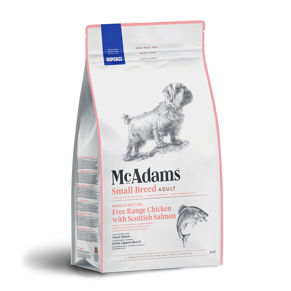 McAdams Dog Food: Adult Small Breed Free Range Chicken & Salmon