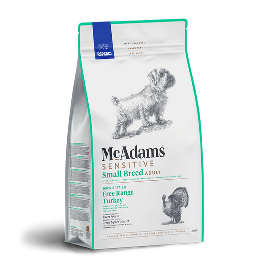 McAdams Dog Food: Adult Small Breed Free Range Turkey