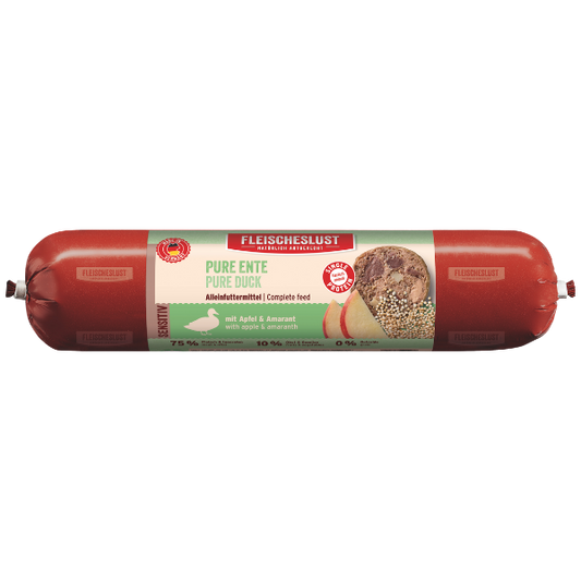 Fleischeslust Wet Dog Food: Sensitive Pure Duck with Apple & Amaranth