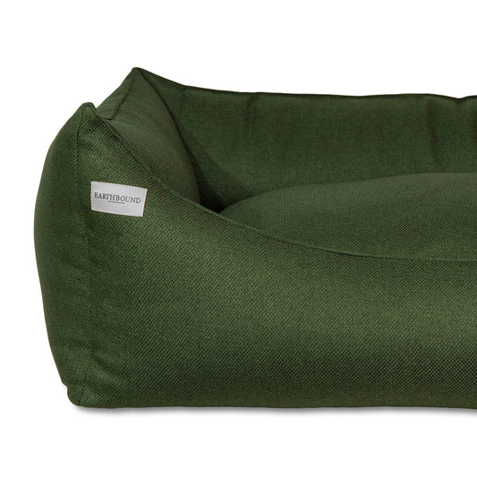 Earthbound Rectangular Removable Cover Morland Bed Dark Green