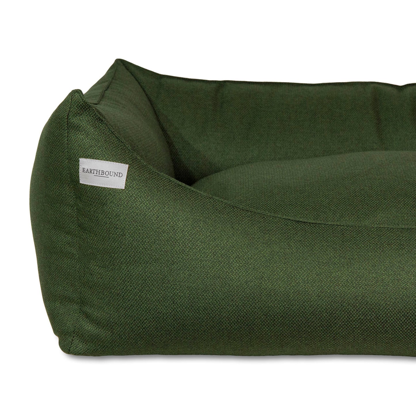 Earthbound Rectangular Removable Cover Morland Bed Dark Green