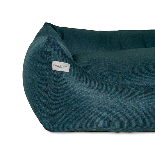 Earthbound Rectangular Removable Cover Morland Bed Breton Blue