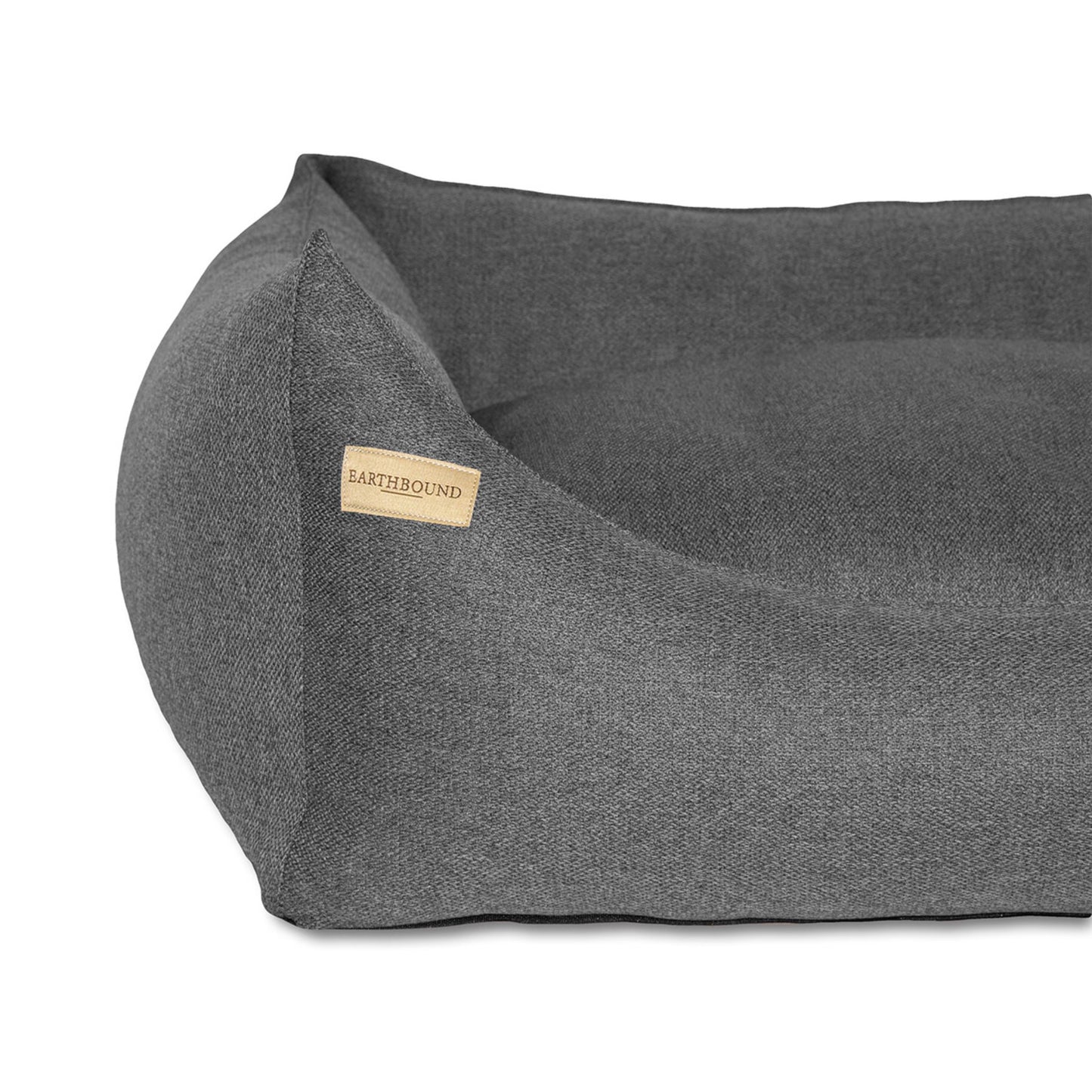 Earthbound Rectangular Removable Cover Morland Bed Iron Grey