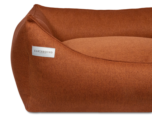 Earthbound Rectangular Removable Cover Camden Bed Burnt Orange