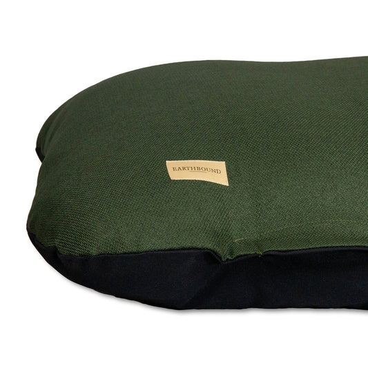 Earthbound Flat Cushion Morland Dark Green