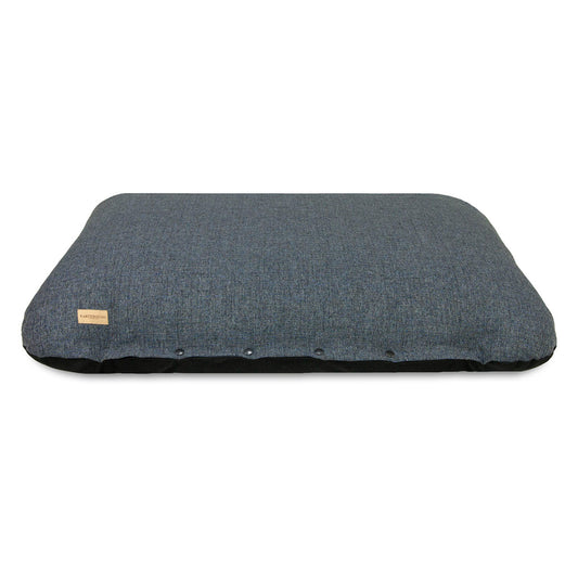 Earthbound Flat Cushion Banbury Night Blue