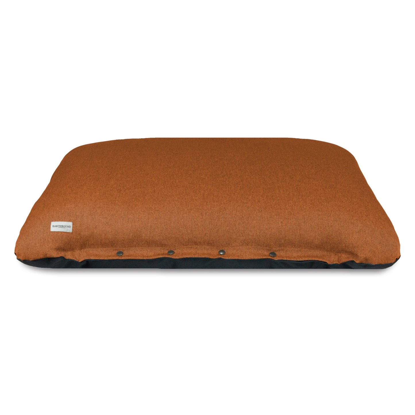 Earthbound Flat Cushion Camden Burnt Orange