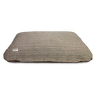 Earthbound Flat Cushion Traditional Tweed Beige