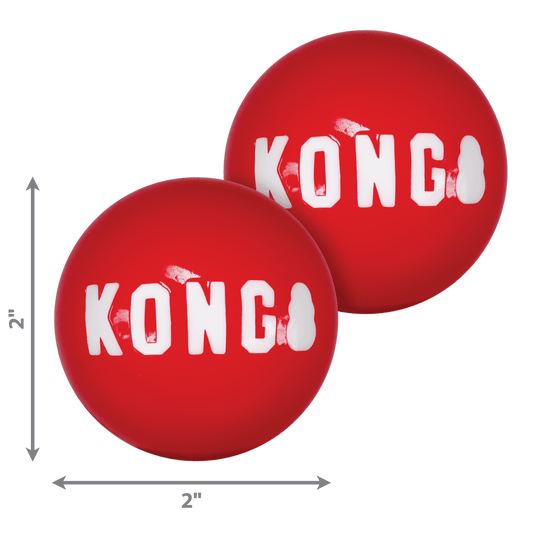 KONG Signature Balls Small 2pk