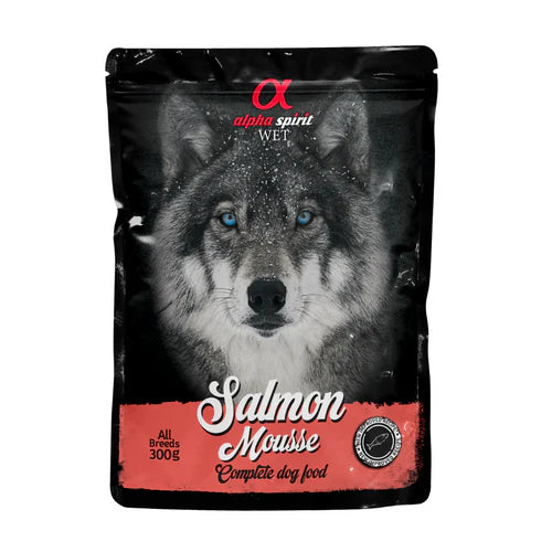 Alpha Spirit Wet Dog Food: Pouch Salmon Pate