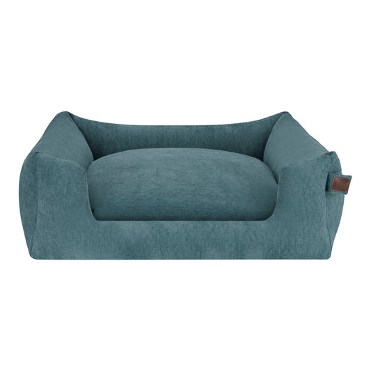 Fantail Mellow Peacock Blue Snooze Basket Dog Bed