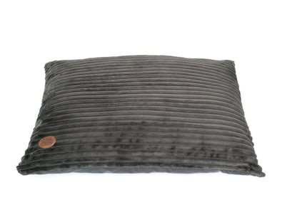 Snug & Cosy Alaska Faux Fur Charcoal Lounger Cushion