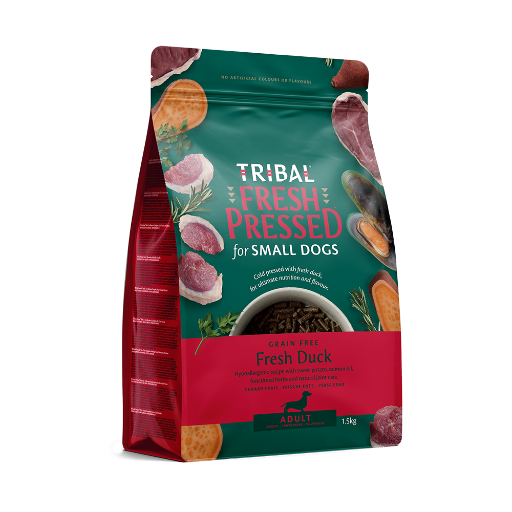 Tribal Dog Food: Adult Small Breed Cold Pressed Fresh Duck