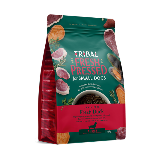 Tribal Dog Food: Adult Small Breed Cold Pressed Fresh Duck