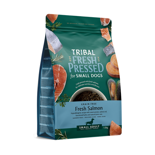 Tribal Dog Food: Adult Small Breed Cold Pressed Fresh Salmon