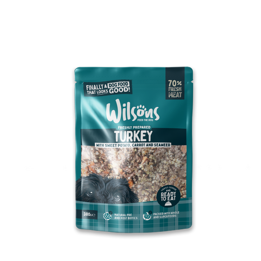 Wilsons Wet Dog Food: Fresh Adult Turkey 380g