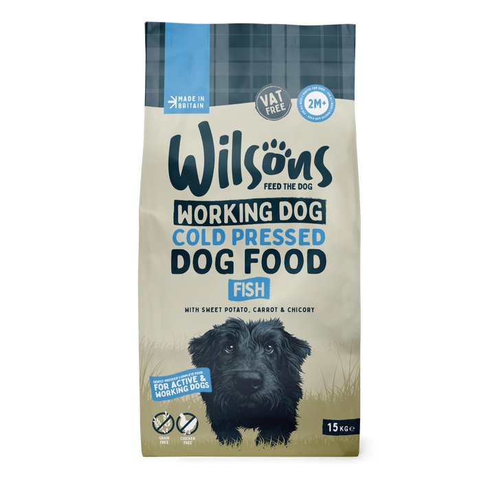 Wilsons Working Dog Food: Cold Pressed Fish 15kg