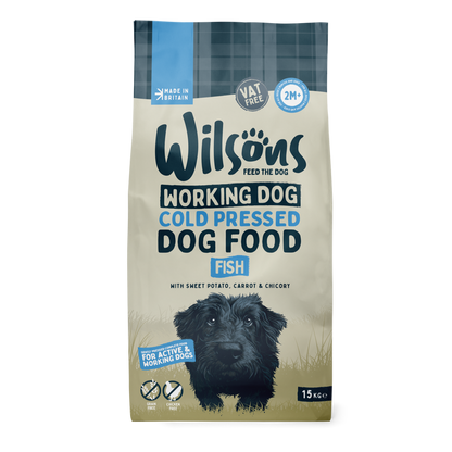 Wilsons Working Dog Food: Cold Pressed Fish 15kg