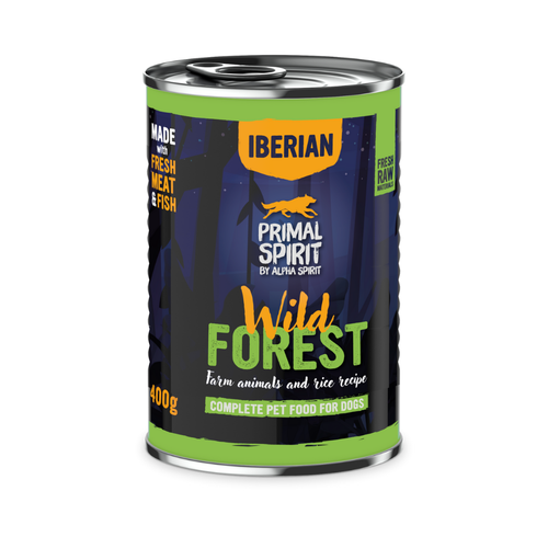 Primal Spirit Wet Dog Food: Wild Forest Pork & Turkey 400g