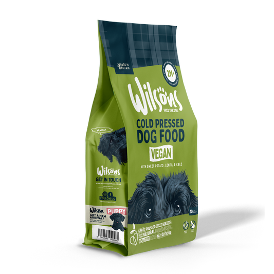 Wilsons Dog Food: Cold Pressed Vegan Recipe 10kg (Damaged Bag)